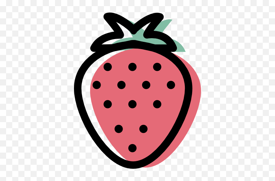 Morango Livre De Drink And Food Assets - Strawberry Icon Png Emoji,Emoticon De Morango