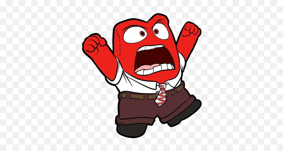 Anger Clip Art - Inside Out Disney Clipart Anger Emoji,Add Pixar's Inside Out Emoticons To Google