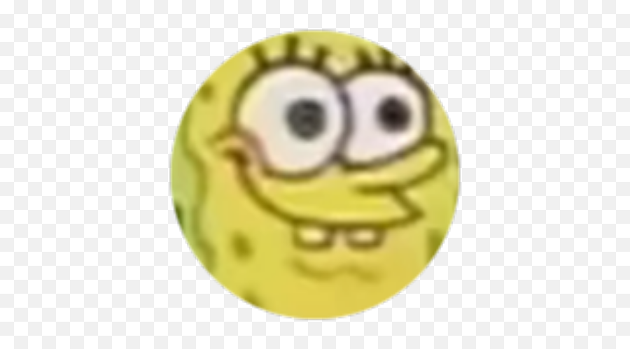 Sponge Badge - Happy Emoji,Sponge Emoticon