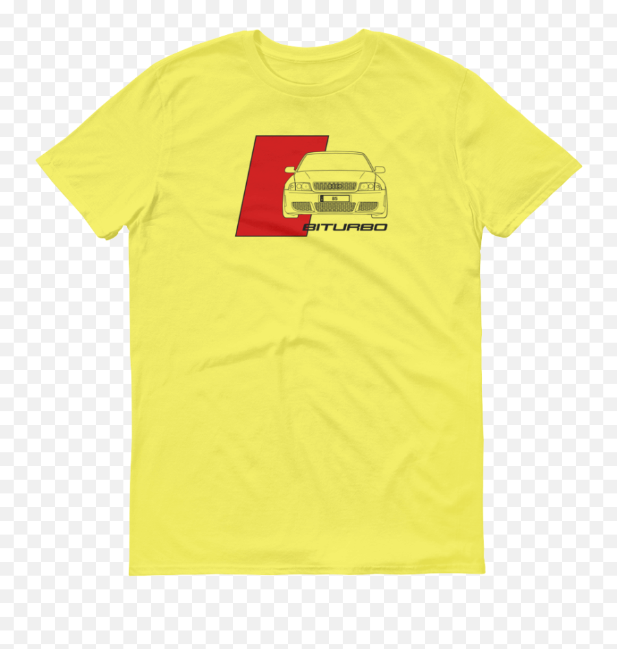 Yellow Audi B5 S4 Sport T - White Suicidal Tendencies T Shirt Emoji,B5 S4 Work Emotion