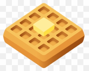 Waffle Food Sticker - Waffle Gif Transparent Background Emoji,Breakfast Waffle Emojis