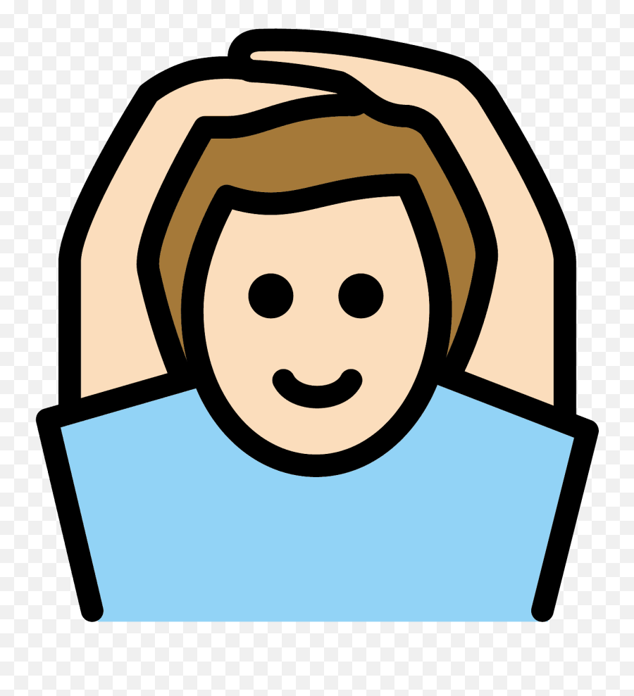 Man Gesturing Ok Emoji Clipart - Emoji,Shouldershrug Emoticon