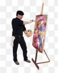 Famous Art - Artist Painting Png Emoji,Famous Emotion Artists