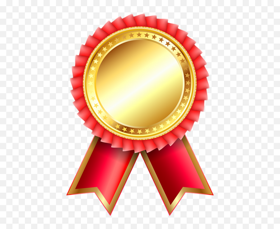 Gold Medal Round Ribbon Png Transparent - Best In Tiktok Award Emoji,Medal Ribbon Emoji