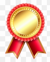 Gold Medal Round Ribbon Png Transparent - Best In Tiktok Award Emoji,Medal Ribbon Emoji