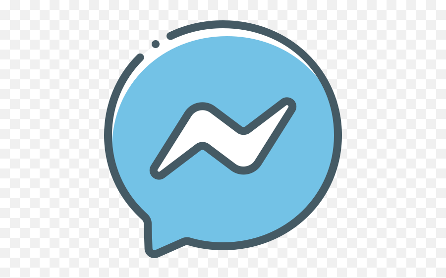 Logo Facebook Messenger Free Icon Of Social Media And Logos - Icon Aestetic Redes Sociales Emoji,Rosa Emoticon Fb