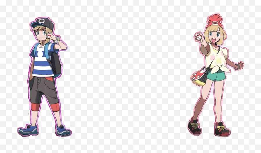 Pokemon Sun And Moon Trainer Skin - Pokemon Sun And Moon Blonde Trainer Emoji,Pokemon Sun Main Character No Emotion