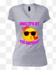 Perfect Birthday Emoji Shirt For Girls,Emoji Emoticon T Shirt Girls