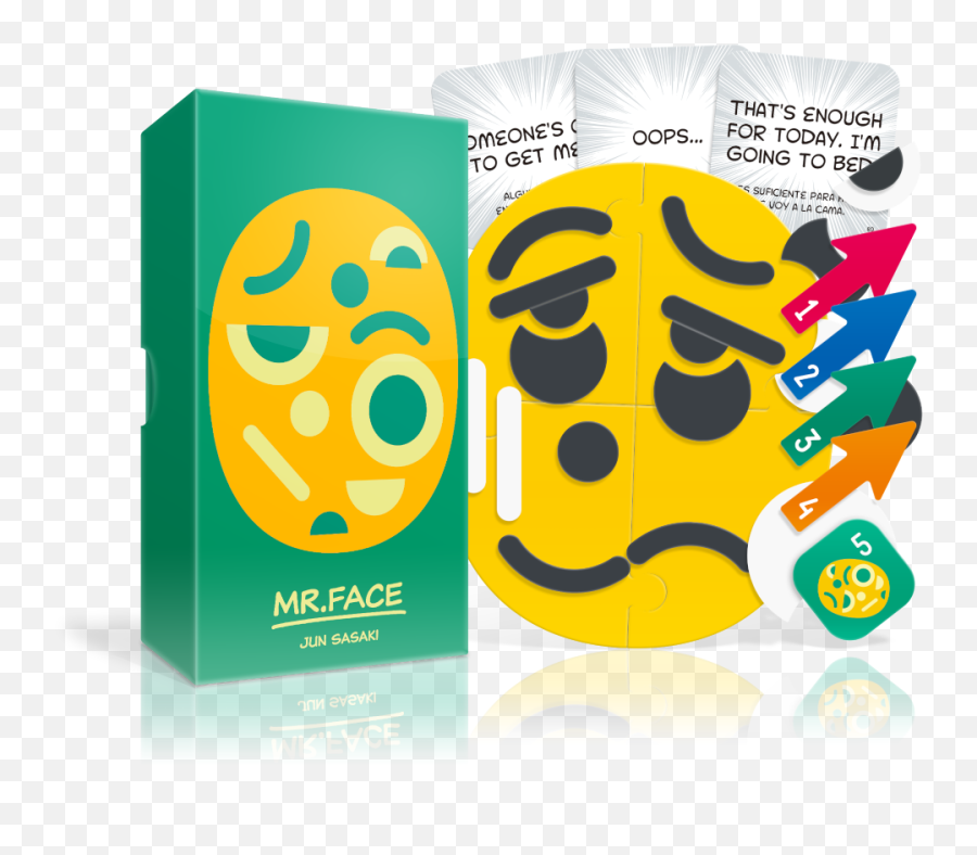 Mr - Mr Face Board Game Emoji,Emotion Faces Match8ing