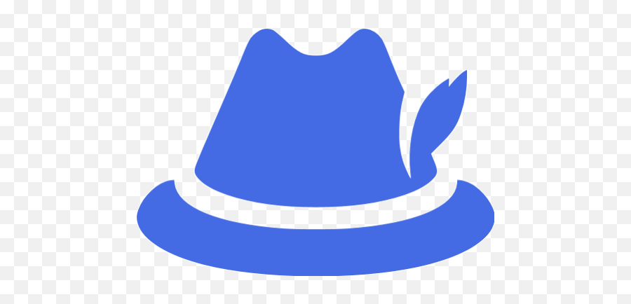 Royal Blue German Hat Icon - Free Royal Blue Civilization Icons Emoji,Emoticon With Sombrero