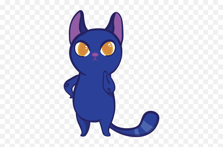 Blue Cat Stickers - Wastickerapps For Whatsapp Apk 102 Emoji,Hello Kitty Emojis Google Chat