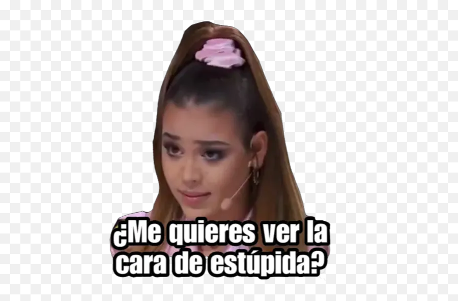 Danna Paola Sticker Pack - Stickers Cloud Emoji,Emojis Graciosos Con Frases