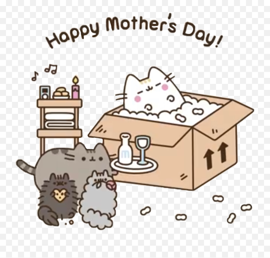 Trending Pusheen Stickers - Mothers Day Pusheen Cat Emoji,Pusheen Emotions