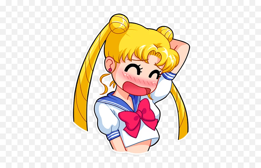 Sailor Moon - Sticker Sailor Moon Whatsapp Emoji,Sailor Moon Emojis