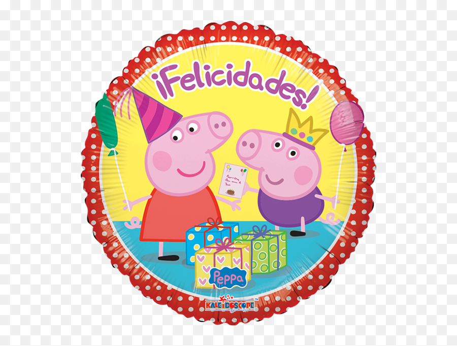 Felicidades U003e Peppa Pig - Peppa Pig Birthday Full Size Png Emoji,We Need A Guinea Pig Emoji