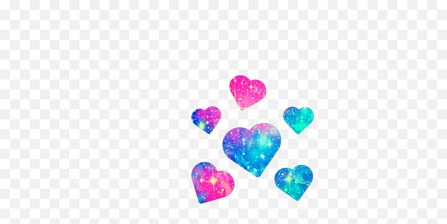 Galaxy Hearts Cool Tumblr Cute 299228960222211 By Lexi19 Emoji,Pink Sparkle Heart Emoji