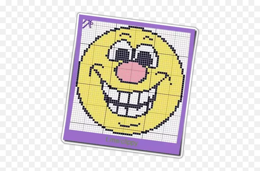Telegram Sticker From Clippybasket Pack Emoji,Purple Square Emoji