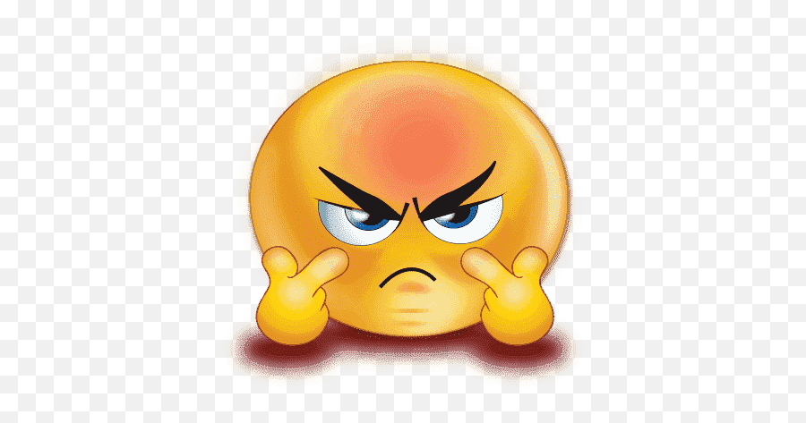 Gradient Angry Emoji Transparent Background Png Mart - Transparent Background Angry Emoji,Angry Face Emoji