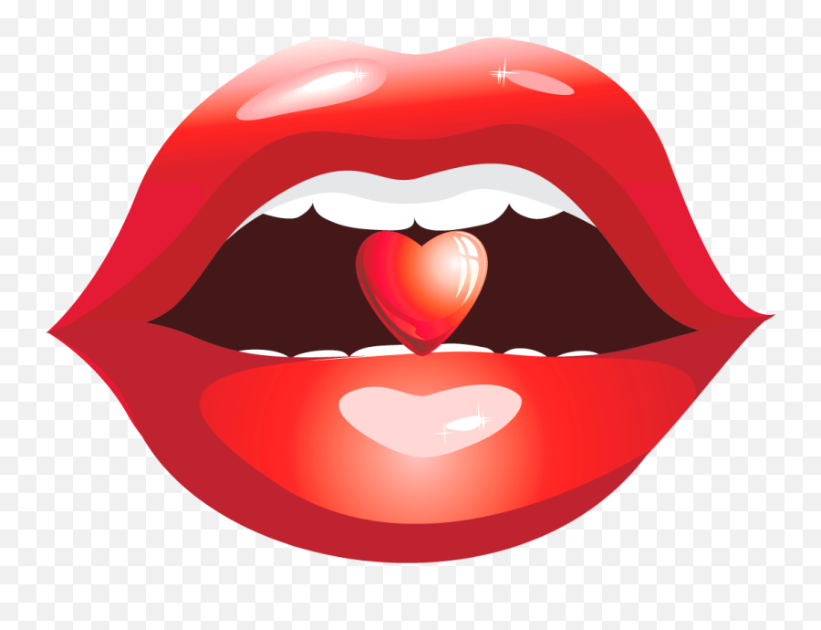 Mouth Clipart Quite Mouth Quite Transparent Free For - Labios Color Rubie Animado Emoji,Emoji For Oral Sex