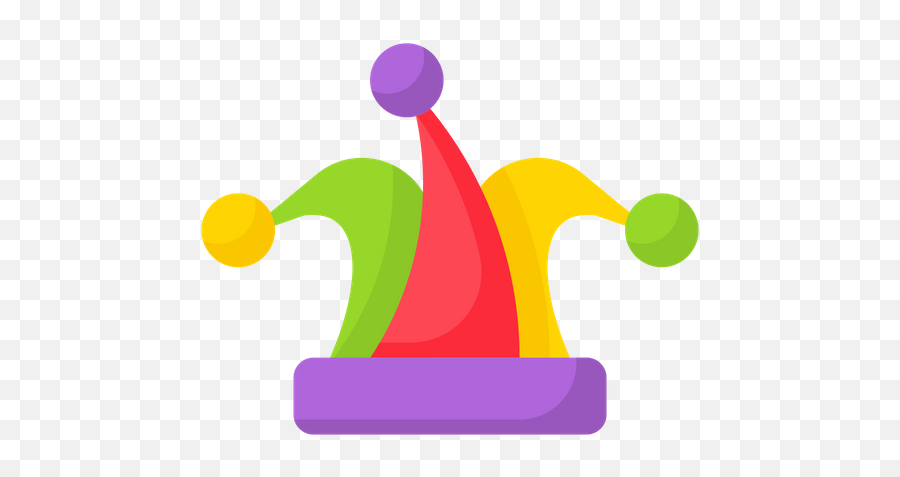 Jester Hat Icon Of Flat Style - Available In Svg Png Eps Ai Clip Art Emoji,Mardi Gras Emoji