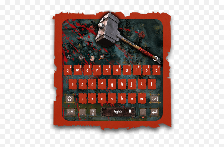 Rampage Dotka Game Keyboard Theme - Office Equipment Emoji,Mjolnir Emoji