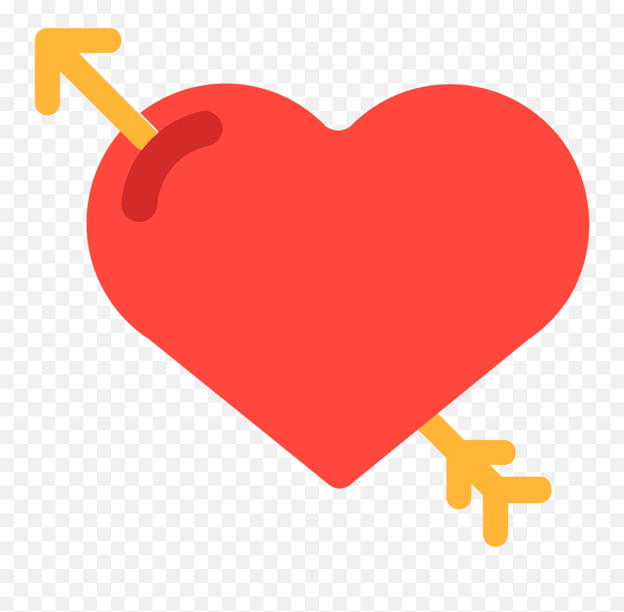 Heart With Arrow Emoji Clipart - Emoji Heart With Arrow,Heart With Arrow Emoji