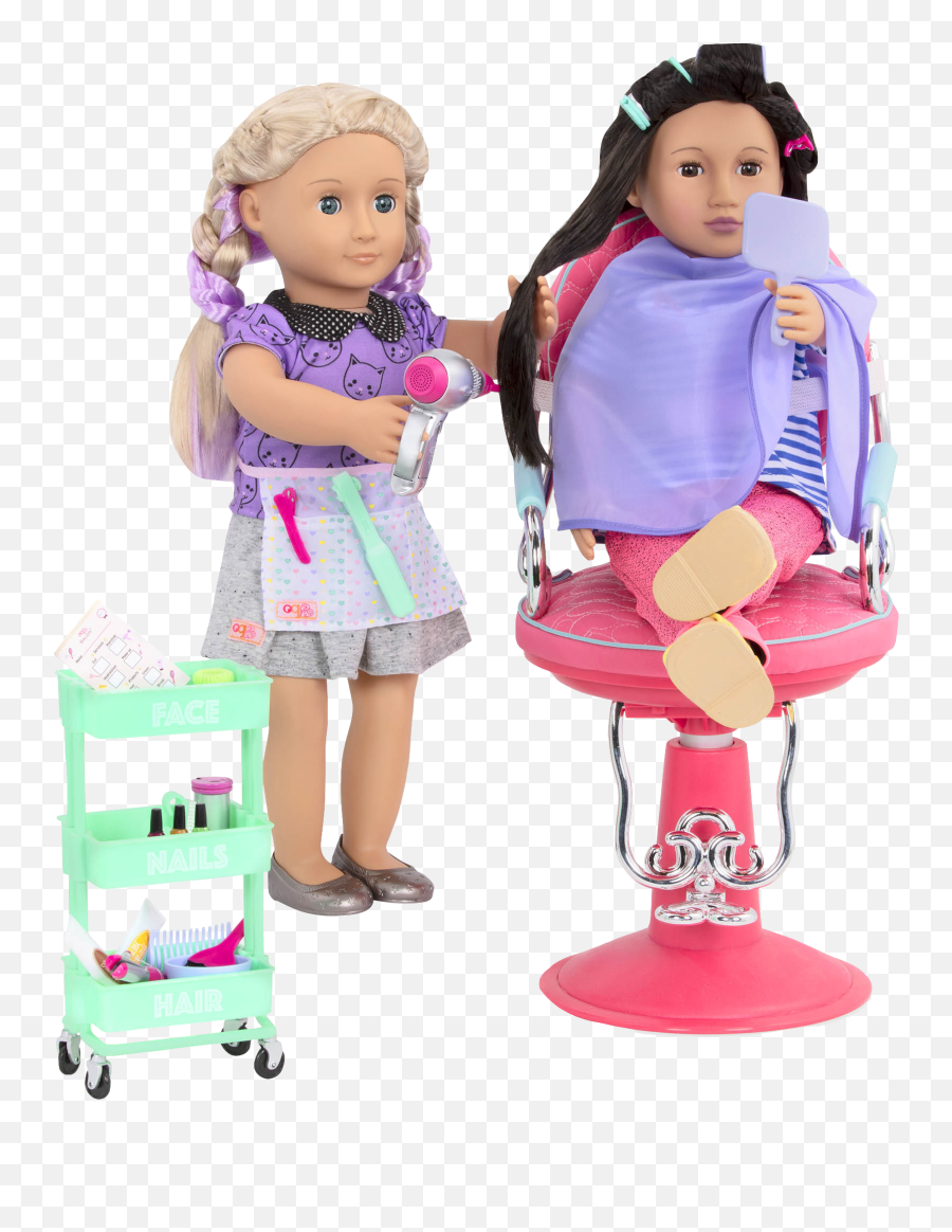 Dolls American Girl 18 American Girl - Our Generation Doll Hairdresser Emoji,American Girl Doll Emoji Room