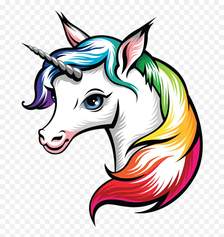 Unicorns Spr - Colorful Unicorns Emoji,Unicorn Emoji Tinder