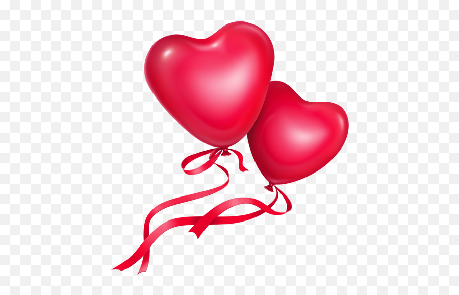 Heart Png Balloon Pink - Heart Pink Balloons Png Emoji,Pink Heart Emoji Balloons