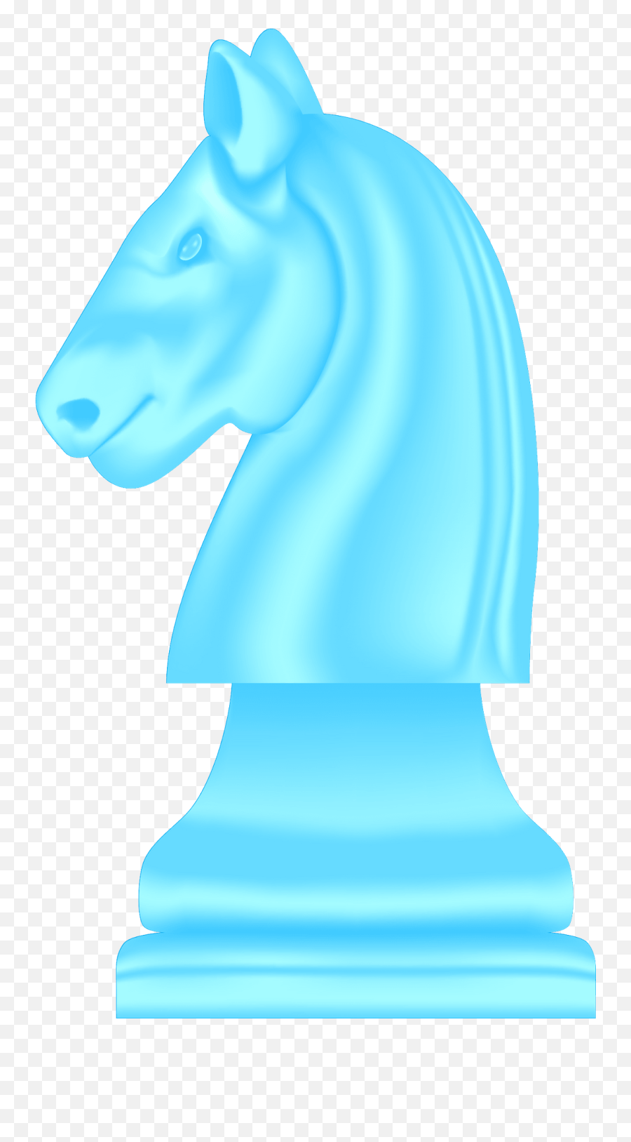 Blue Chess Knight Clipart Free Download Transparent Png - Solid Emoji,Knights Emoji