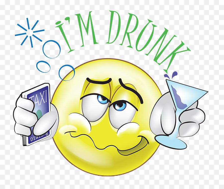 Download Alcoholic Drunken Emoji - Happy,Drunk Emoji Png