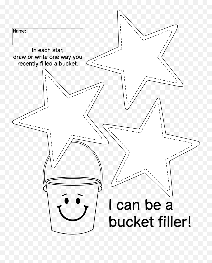4 Best Bucket Filler Printable Worksheets - Printableecom Diy Glow In The Dark Sensory Bottle Emoji,Emotions Worksheets For Adults