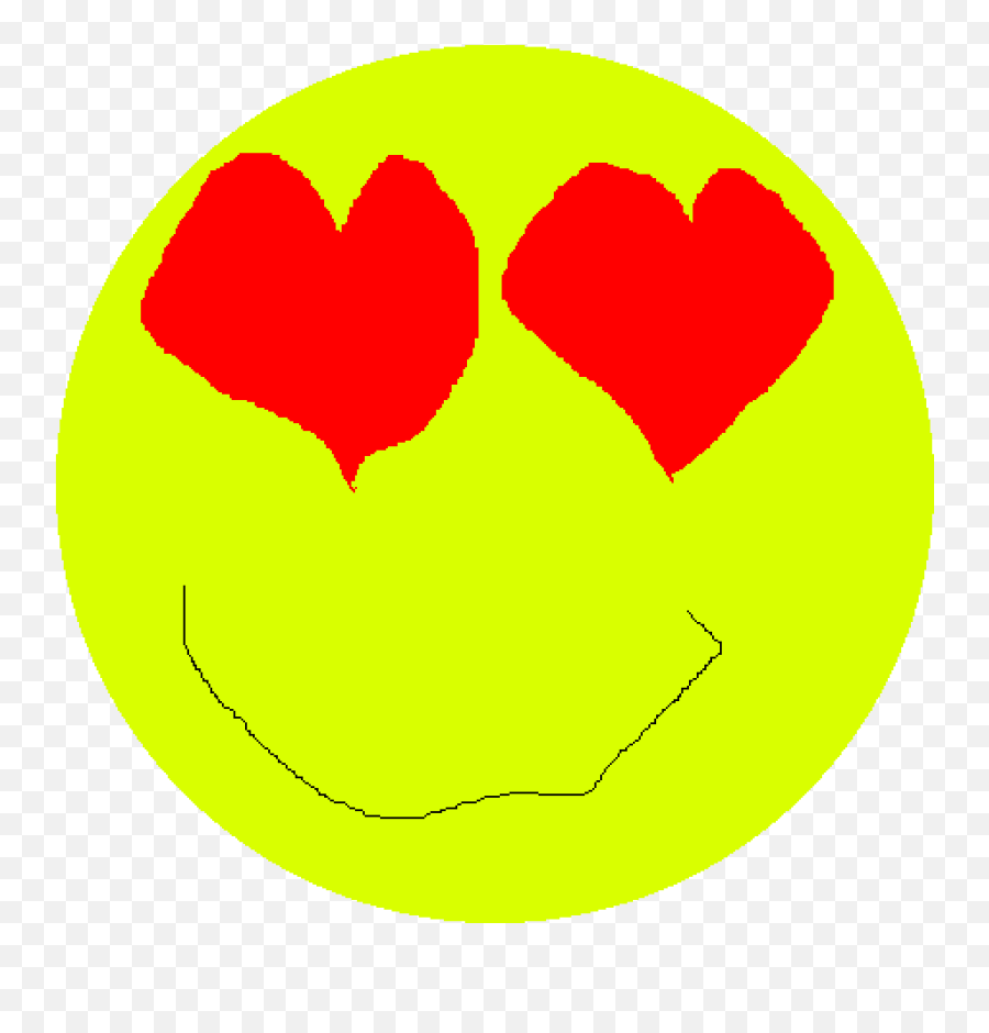 Pixilart - Heart Eyes Emoji By Oceanlake14 Happy,Eyes Emoji