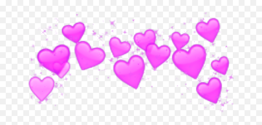 Download Hd Crown Heart Hearts Emoji Emojis Splash - Crown Heart Emoji Aura Png,Crown Emoji