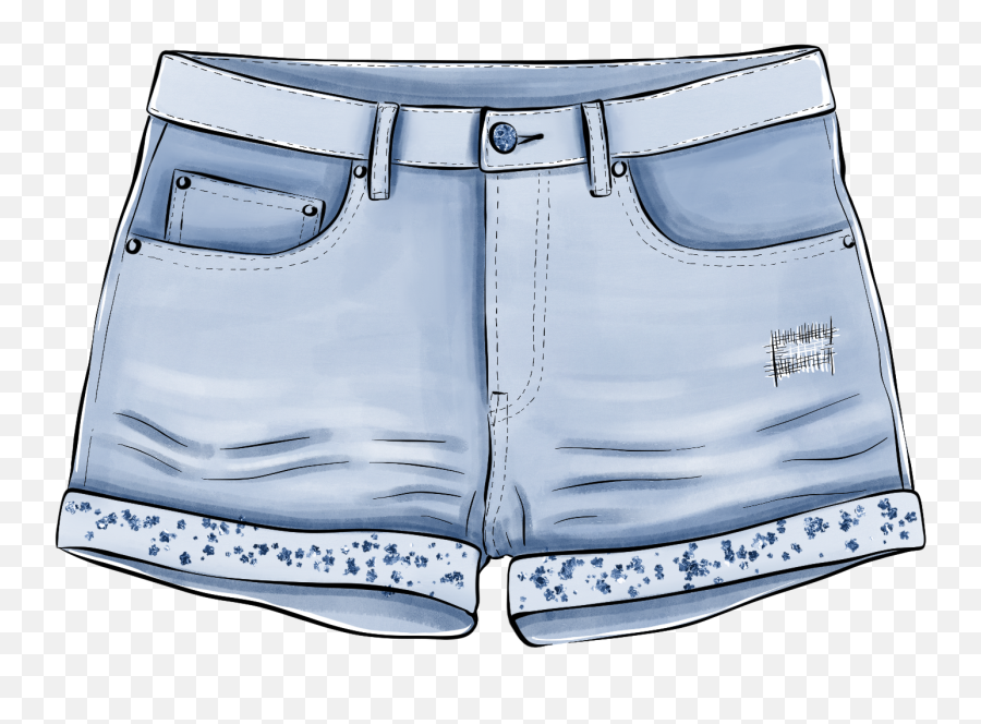 Denimshorts Lightdenim Shorts Sticker By Stacey4790 - Solid Emoji,Shorts Emoji