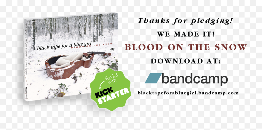 Black Tape For A Blue Girl Blood On The Snow Maxi - Cd Emoji,Emotions Blood Title