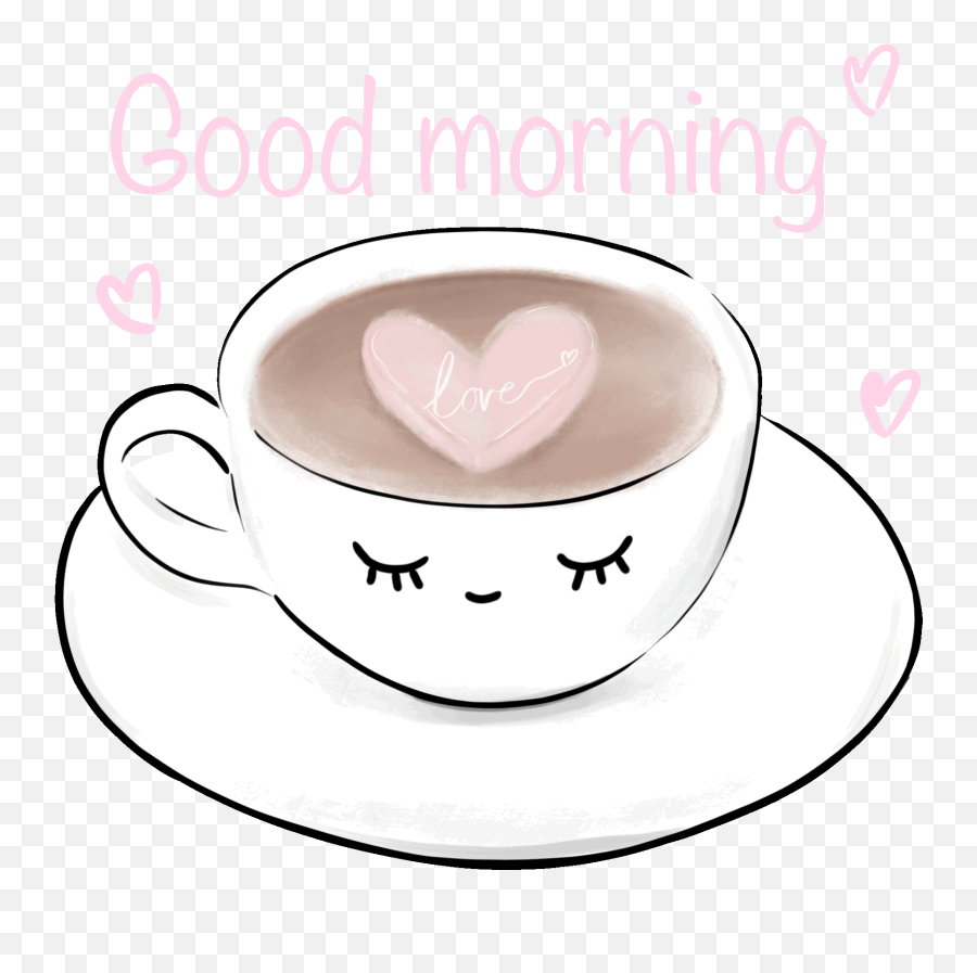 Good Morning Love Sticker Page 1 - Line17qqcom Saucer Emoji,Good Morning Emoji Gif