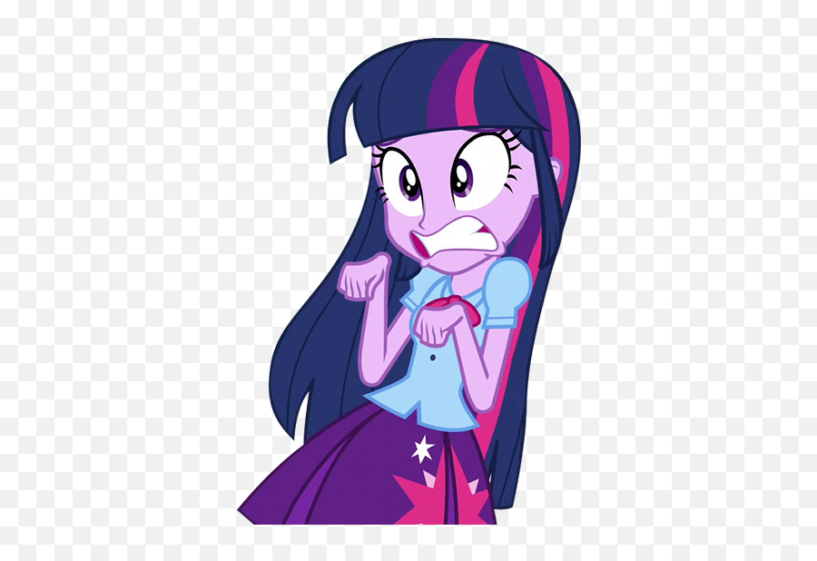 Twilight Sparkle Strength Challenge - Twilight Sparkle Equestria Girl Scared Emoji,Trinki Emoticon