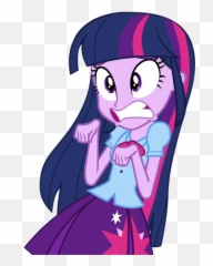 Twilight Sparkle Strength Challenge - Twilight Sparkle Equestria Girl Scared Emoji,Trinki Emoticon