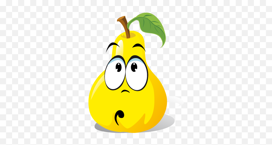 Pears Sp Emoji Stickers By Toprank Games - Individual Vegetables Cartoon,Emoji Communicating Clip Art