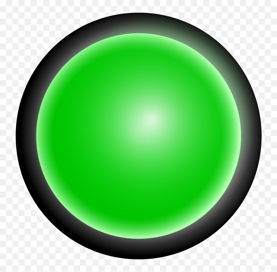 Clipart Green Light - Green Circle Light Clipart Emoji,Green Light Animated Emoticon