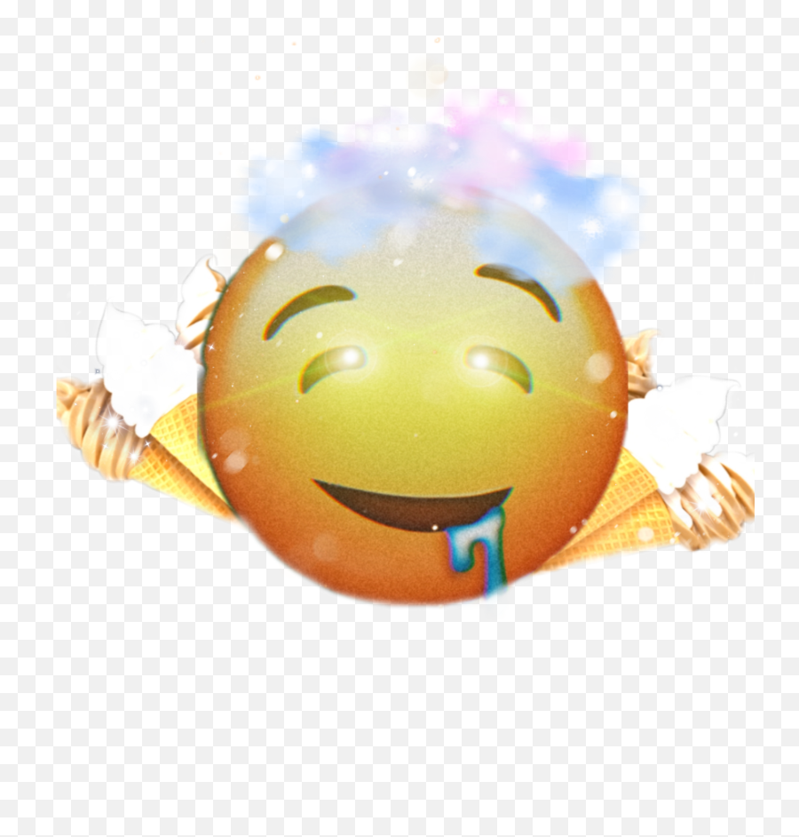 Emoji Icecream Effect Free Sorvete - Happy,Emoticon Brasil Png