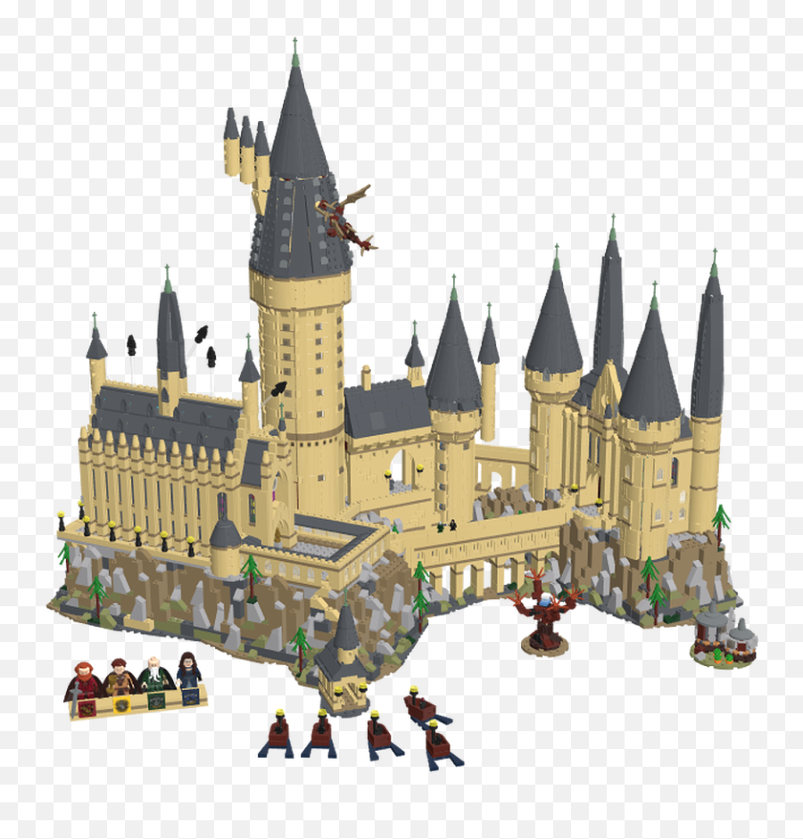 Film Middle Ages Popular Culture Collectable - Harry Potter Harry Potter Lego Set Clipart Emoji,Caslte Emoji