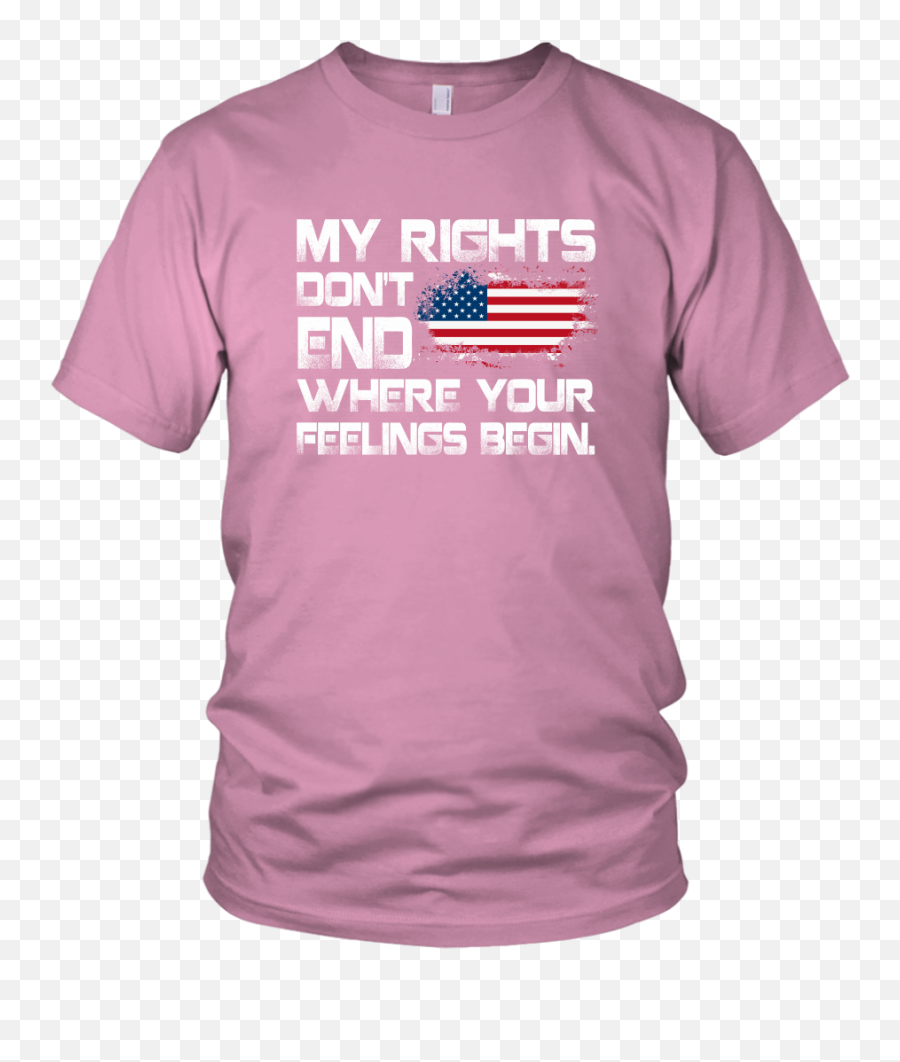 My Rights Donu0027t End Where Your Feelings Beginu0027 T - Shirt For Adult Emoji,Emotion T Shirt