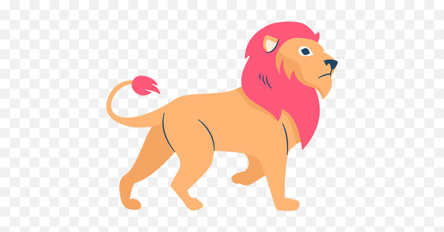 Lion Flat - Transparent Png U0026 Svg Vector File Vector Graphics Emoji,Roar Like A Lion Emotions Book