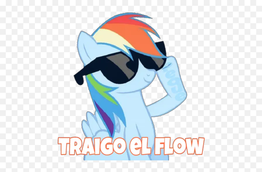 My Little Pony Whatsapp - Rainbow Dash 20 Percent Cooler Emoji,My Little Pony Emojis Stickers Android