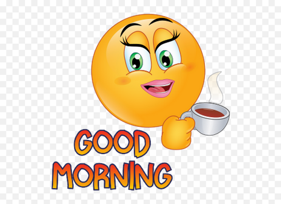 Good Morning Emoji Clipart - Love Good Morning Emoji,You're Welcome Emoji