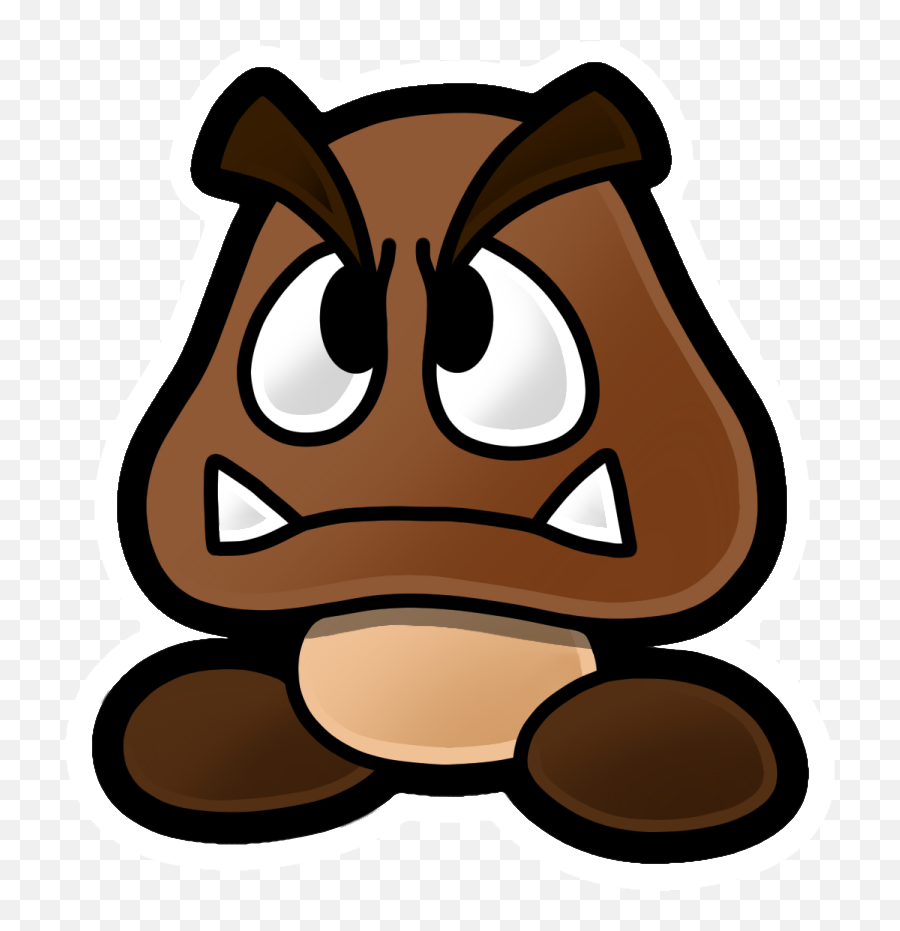 The Stones Of - Paper Mario Color Splash Goomba Emoji,Mario Emojis