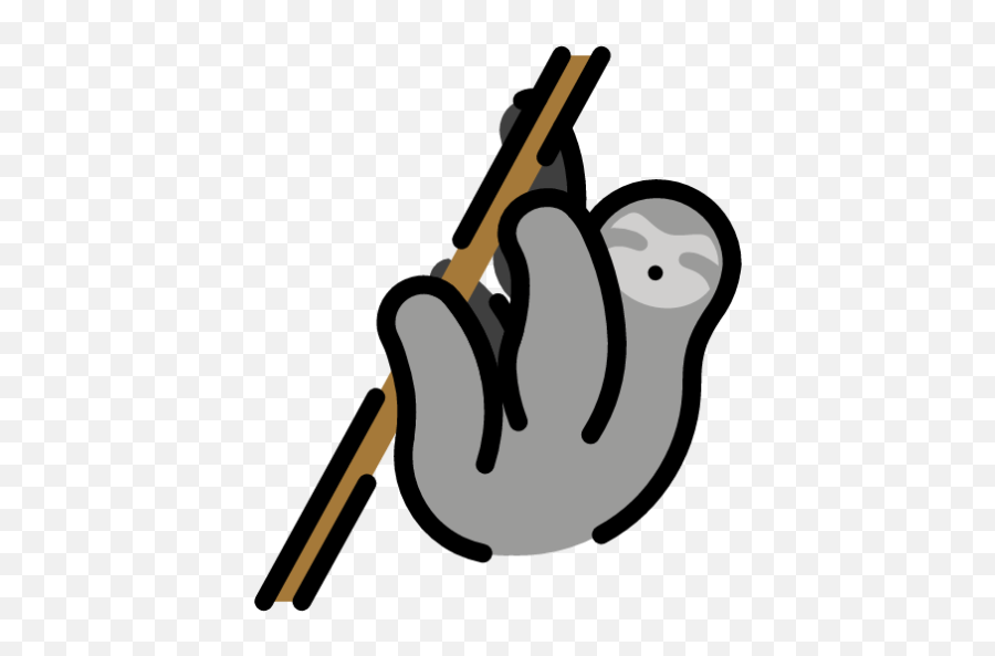 Sloth Emoji - Download For Free U2013 Iconduck Language,Motion Emoji Love Download