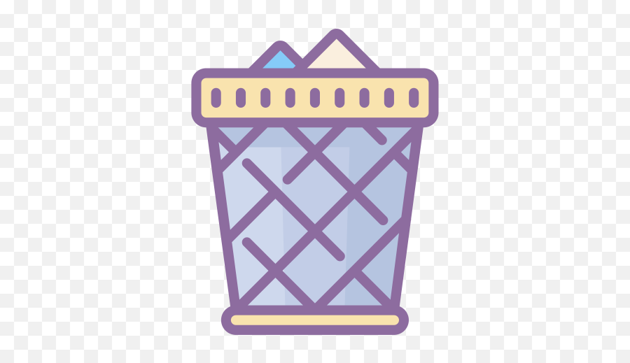 Full Trash Icon In Cute Color Style - Air Filter 20 X 30 X 1 Emoji,Whatsapp Emojis Trash